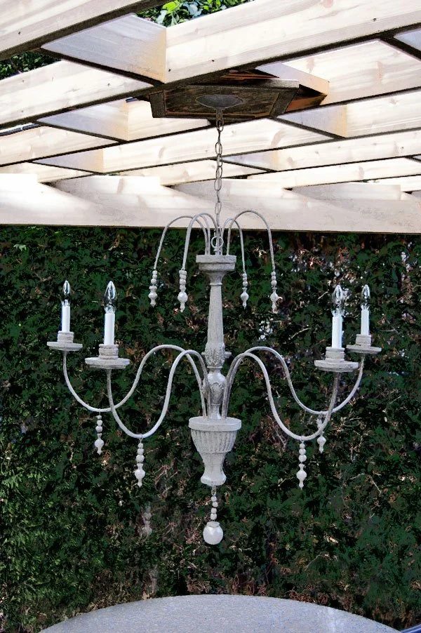 handmade chandelier odd bits and ends