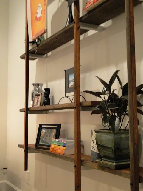 handmade floating wall shelving, Big Plans Little Victories
