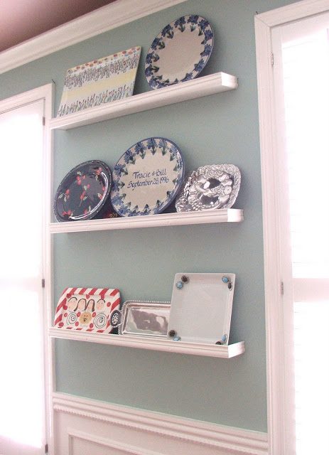 platter wall shelving option