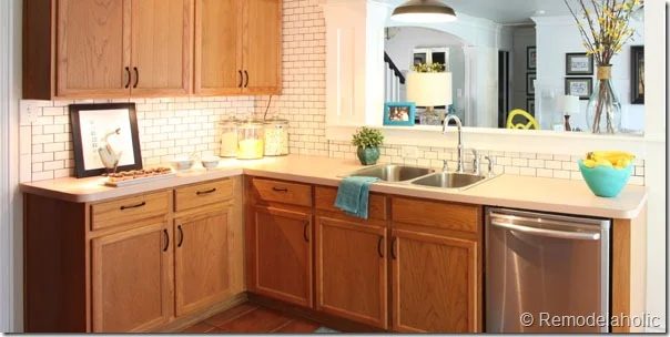 Bekob subway tile dark grout