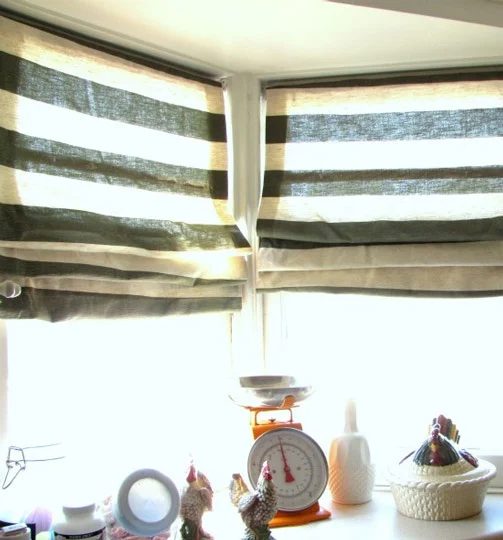 No sew roman shades Scoutie Girl