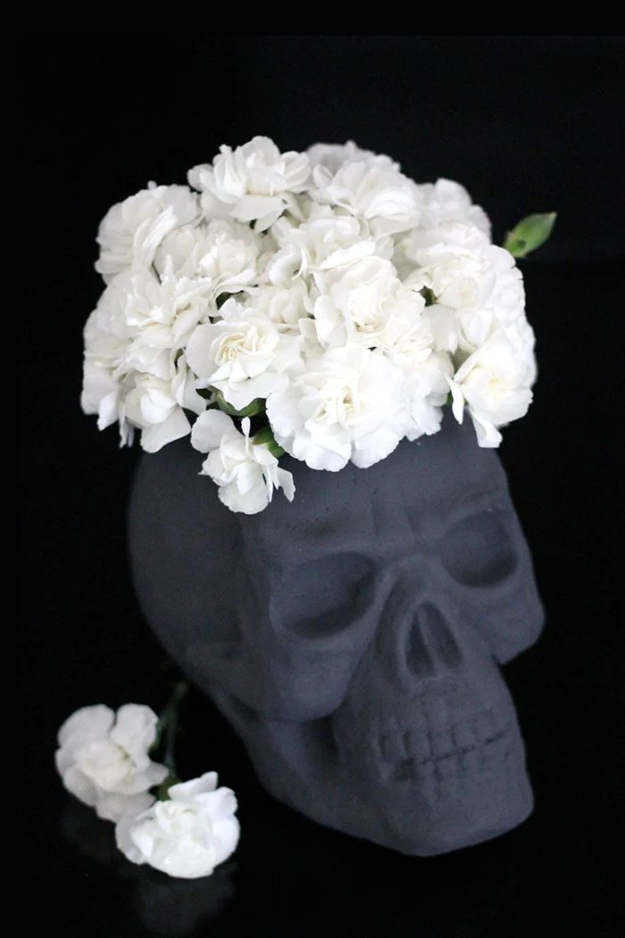 Foam Skull Vase For Halloween Persia Lou