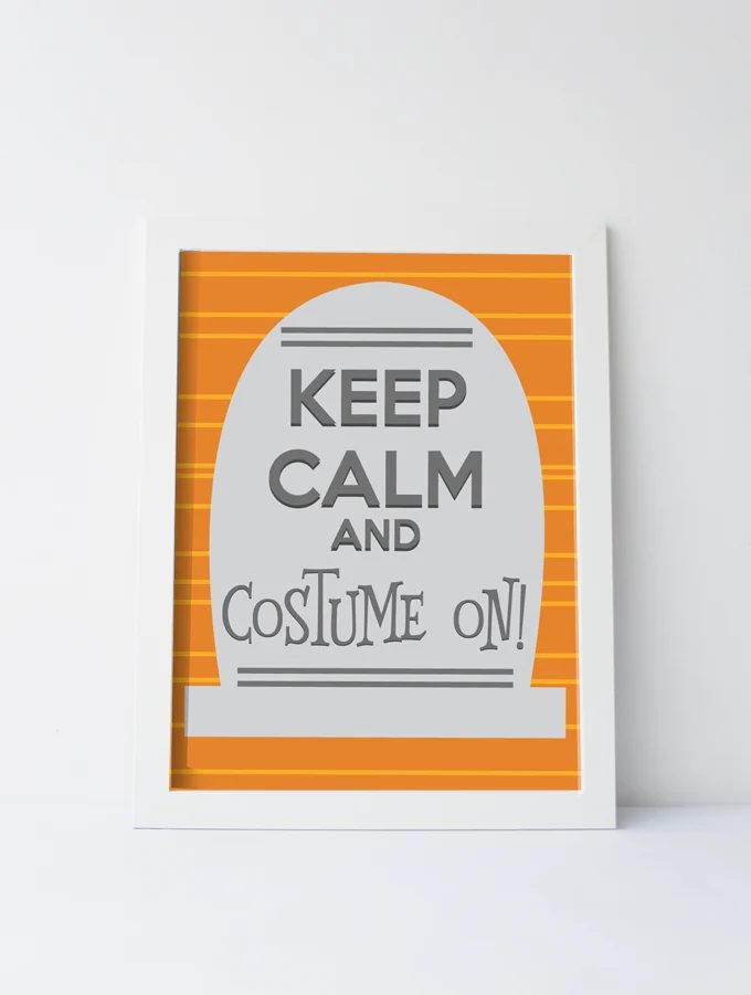 Halloween Keep Calm Printable See Vanessa Craft