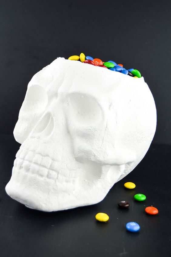 Skull Halloween Candy Dish Revamperate