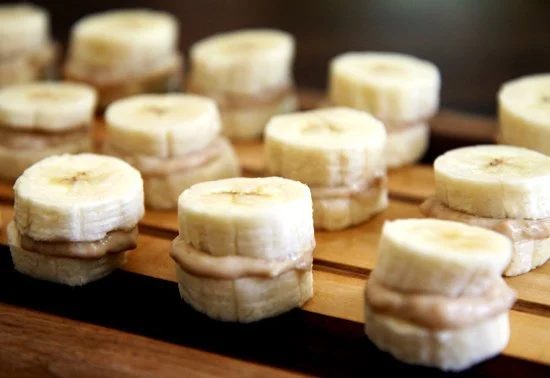 Frozen Nutty Banana Nibblers