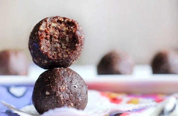 German Chocolate Fudge Bites