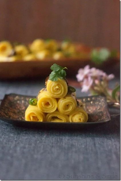 Sunshine and Smile Khandvi