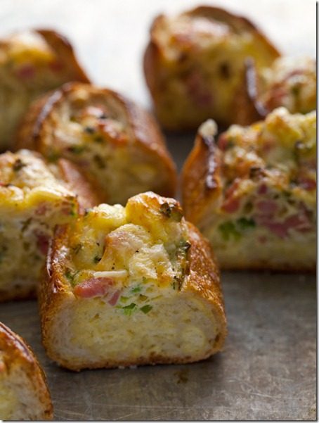 Spoon Fork Bacon Baked Egg Boats