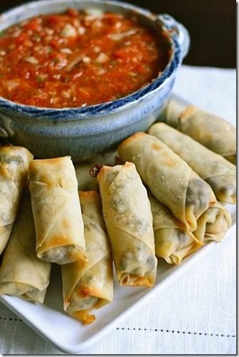Annie's Eats Baked Southwestern Egg Rolls