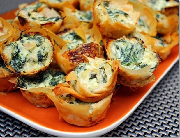 What's cookin chicago Spanakopita Bites