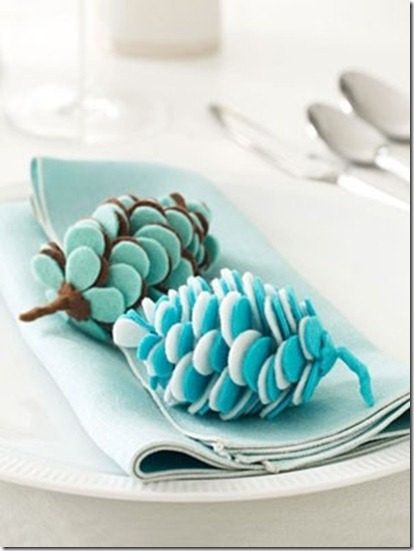 Grosgrain Fabulous Felt Pinecones