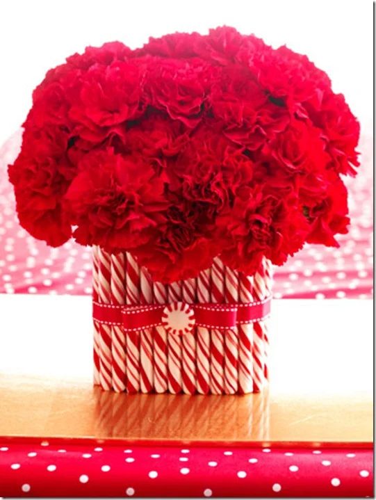 BHG Peppermint Vase