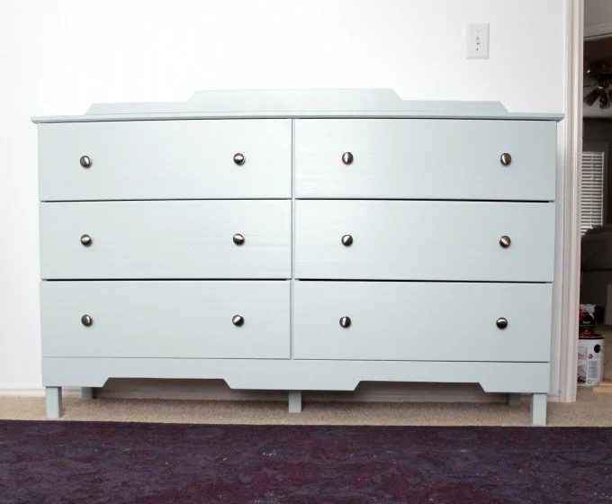 ikea tarva dresser method trim top bottom