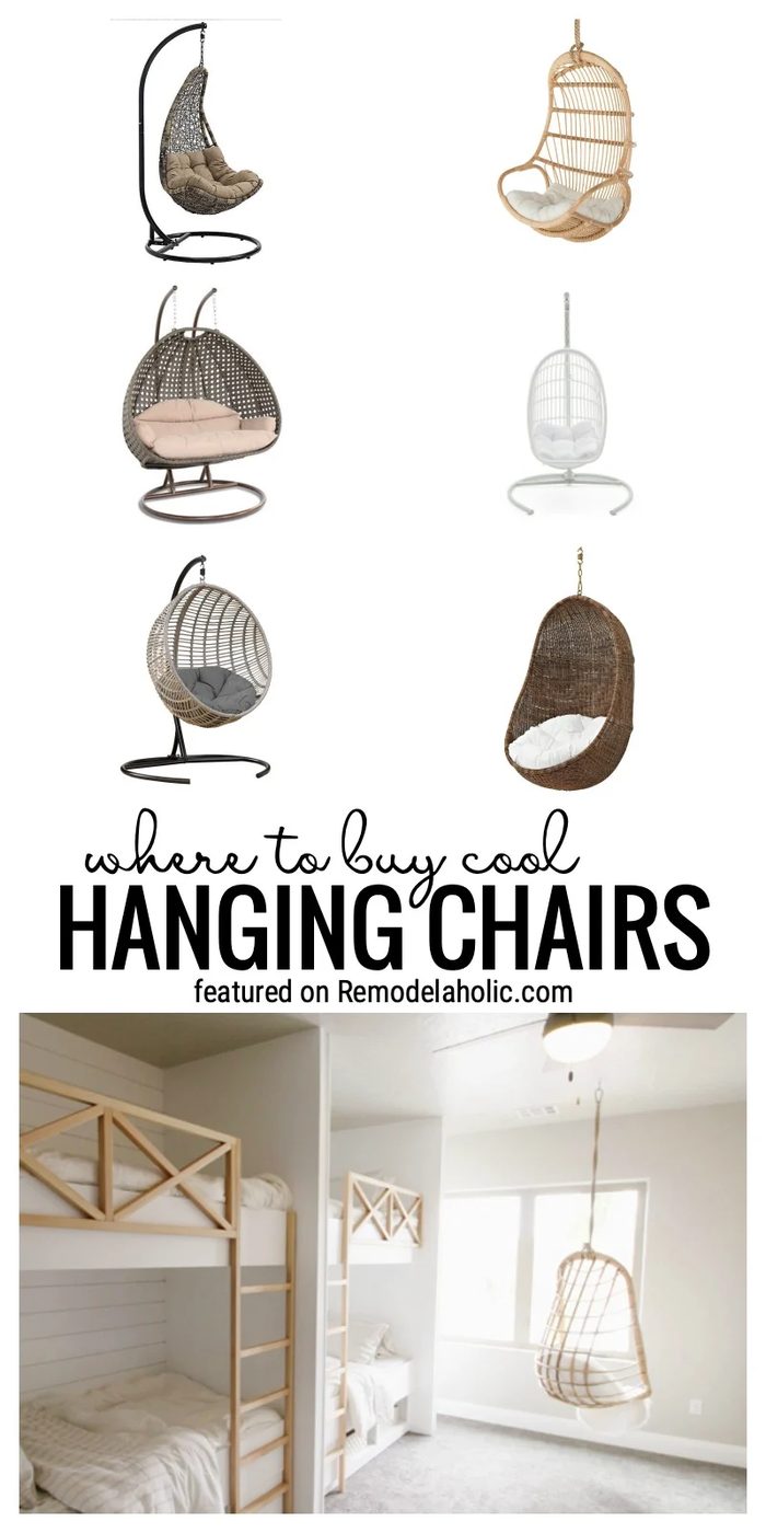 Where To Buy Cool And Cute Hanging Chairs Featured On Bekob.com. Some Come With Stands Others Can Be Hung From The Ceiling Or A Tree