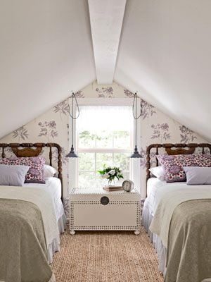 Pretty Lilac Shared Bedroom