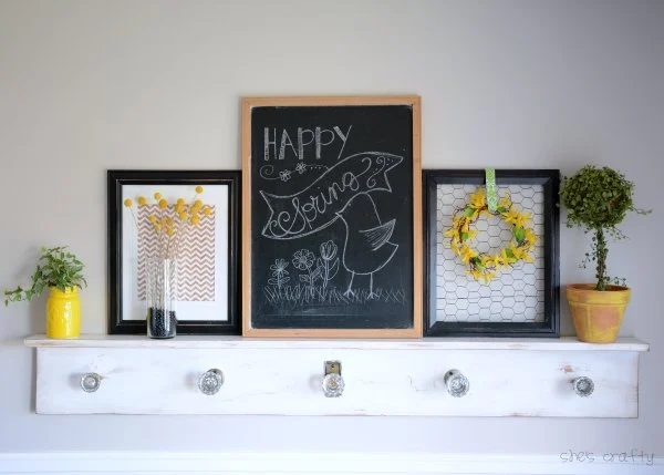 Spring Mantel Chalkboard Zpsv4w0htgr