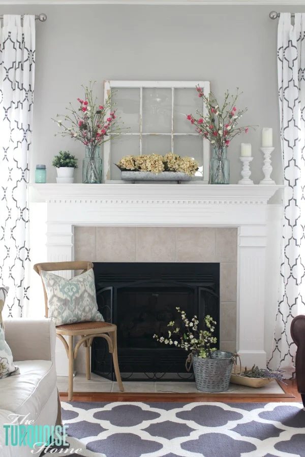 Spring Is Blooming Mantel