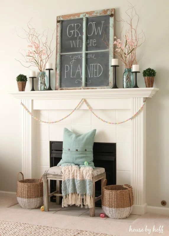 Spring Mantel Via House By Hoff 1 572x800