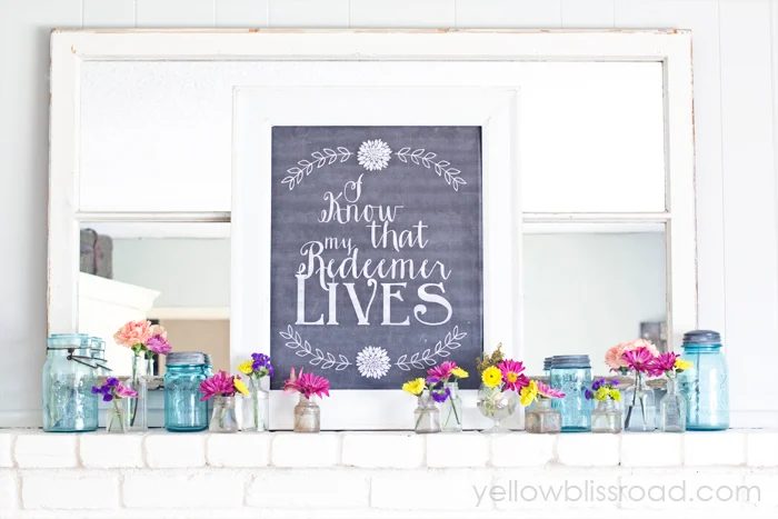 Spring Mantel 2014