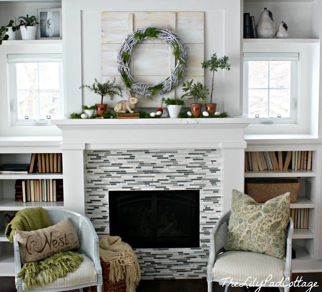 25 Fresh and Inspiring Spring Mantels