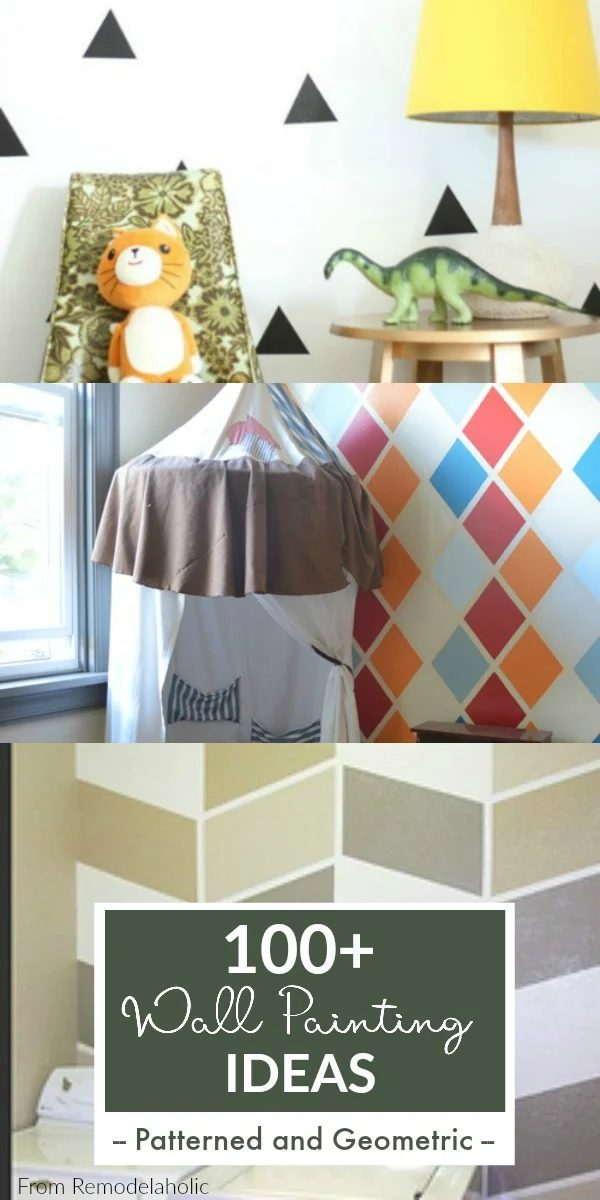 Patterned And Geometric Wall Paint options From Bekob