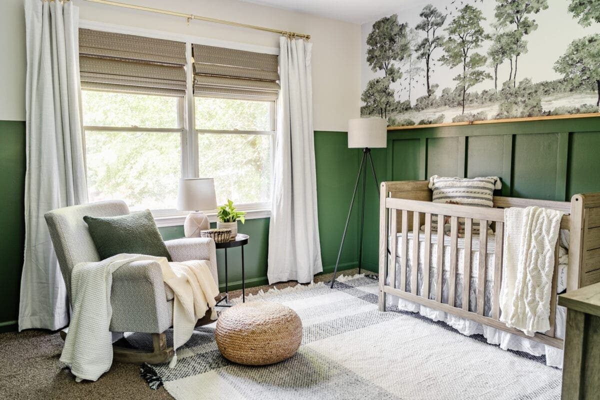 Color Block Wall Faux Board And Batten direct Wall Painting option, Blesser House Featured On Bekob