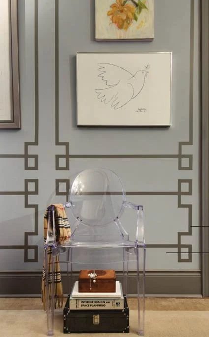 fsux pinted panel molding wall