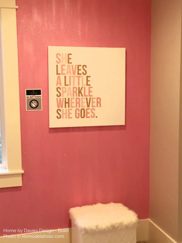 Creative Painting options For Kids Bedroom Walls, Glitter Paint Sparkle Accent Wall, Bekob UVPH16 H08