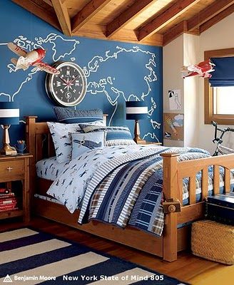 hand drawn world map mural, straightforward painting option for bedroom walls