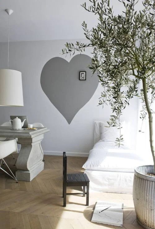 large shape on wall