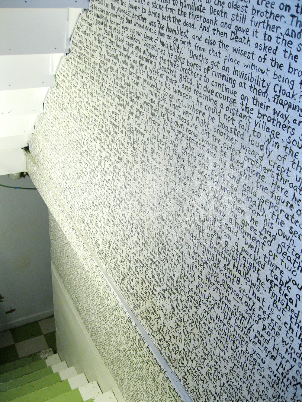 go-to book wall text