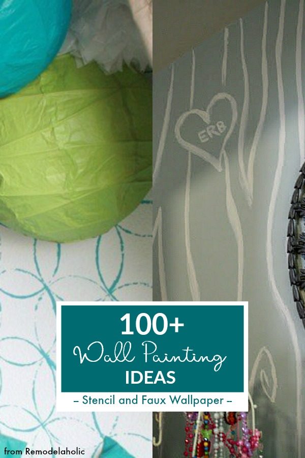 Wall Painting options, Stencil, Faux Wallpaper, @Bekob