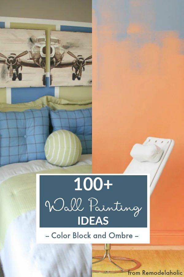 Wall Painting options, Color Block, Ombre, @Bekob
