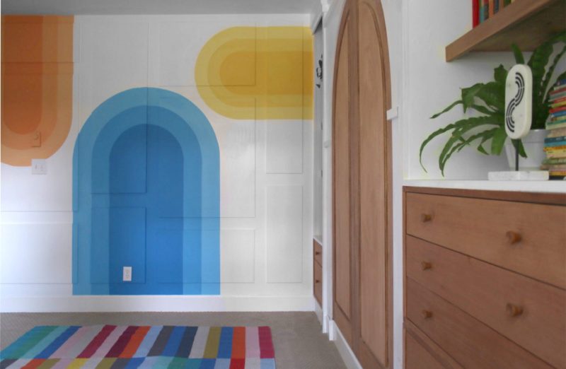direct Creative Wall Painting options, Colorful Rainbow Arches On Box Textured Wall, Banyan Bridges Featured On Bekob (1)