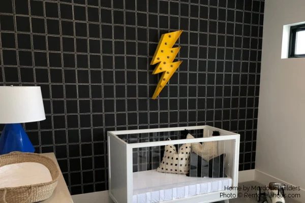 Creative Wall Painting Design options, Black And White Grid Wallpaper, Bekob UVPH18 H26