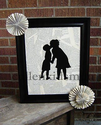 silhouette art of your kids