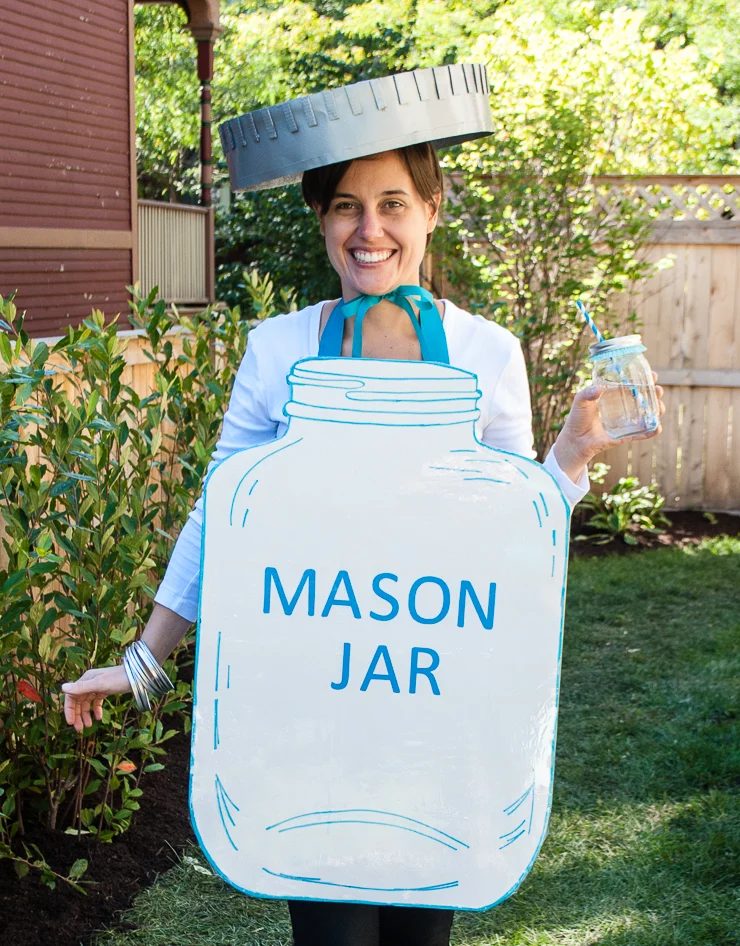 Mason Jar straightforward Halloween Costume