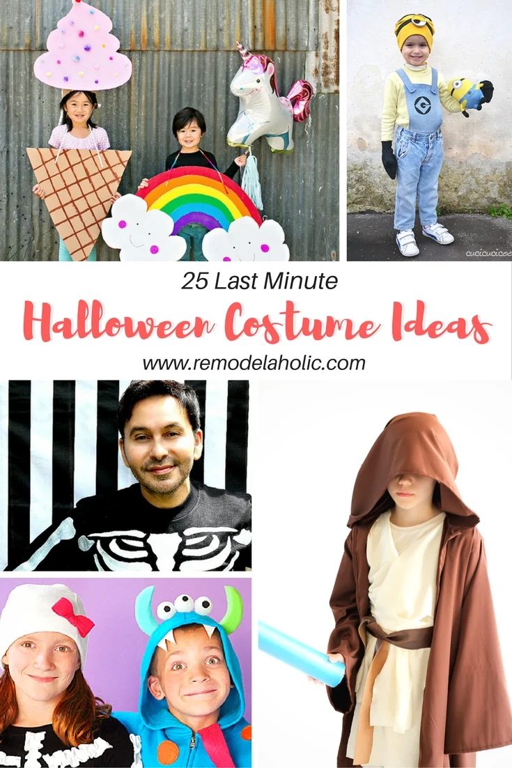 Halloween is coming fast. Do you have your costume ready? If not don't worry here are 25 last minute Halloween Costume options featured on Bekob.com