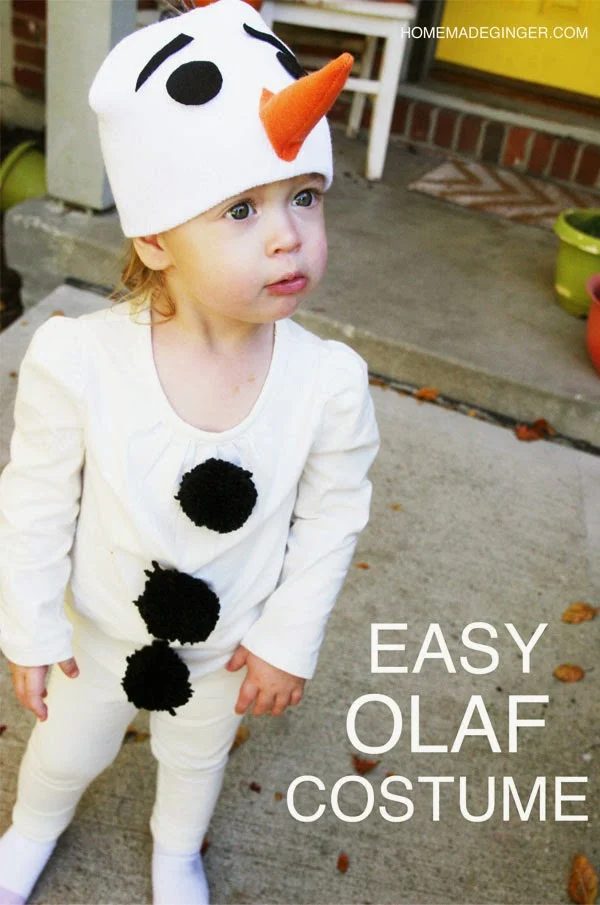 straightforward Handmade Olaf Costume