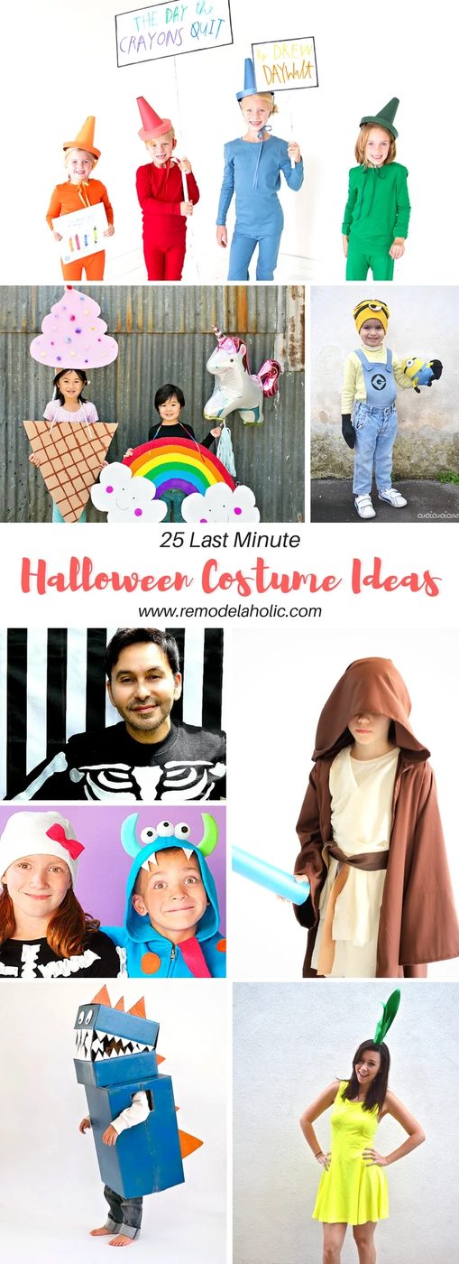 Halloween is coming fast. Do you have your costume ready? If not don't worry here are 25 last minute Halloween Costume options featured on Bekob.com