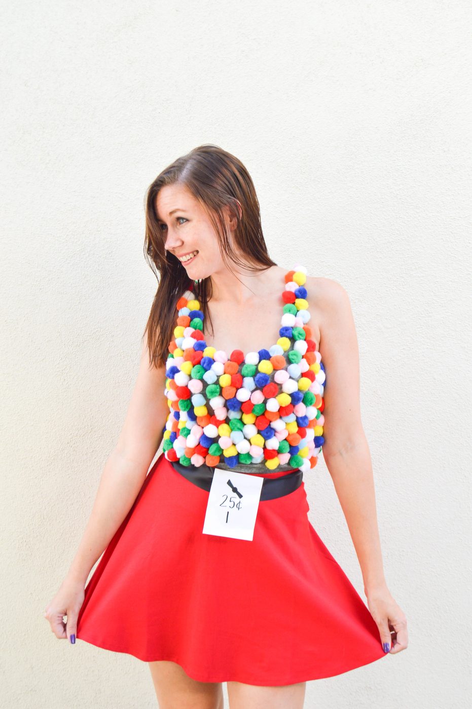Handmade Gumball Machine Costume
