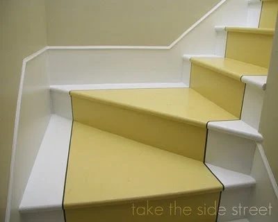 Take the Side Street painted stair runner