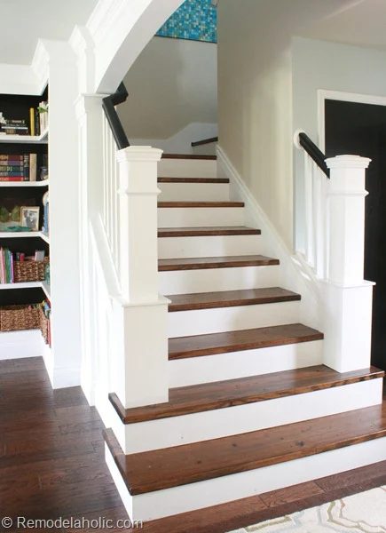 Bekob entry staircase makeover 3