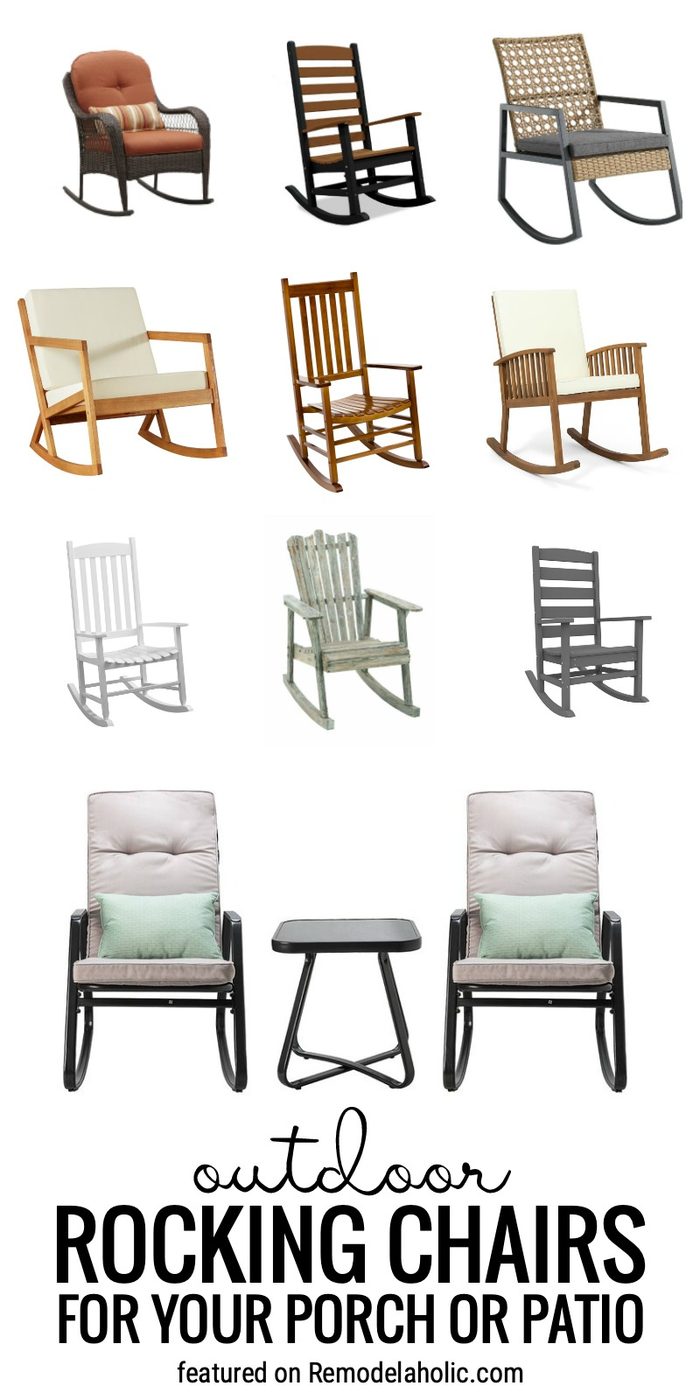Comfy And Pretty Outdoor Rocking Chairs For Your Porch Or Patio Featured On Bekob.com