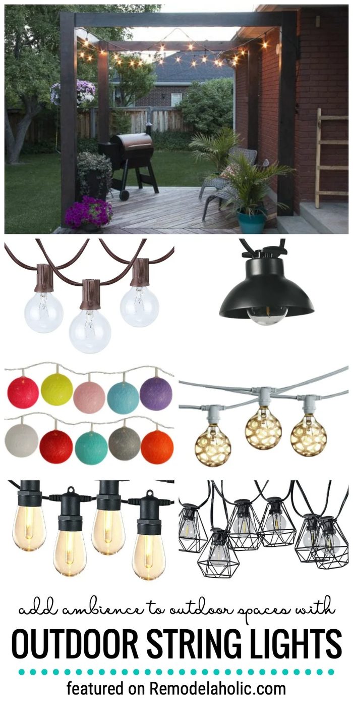 Add Ambience To Outdoor Spaces With Outdoor String Lights And How To Use Them Featured On Bekob.com