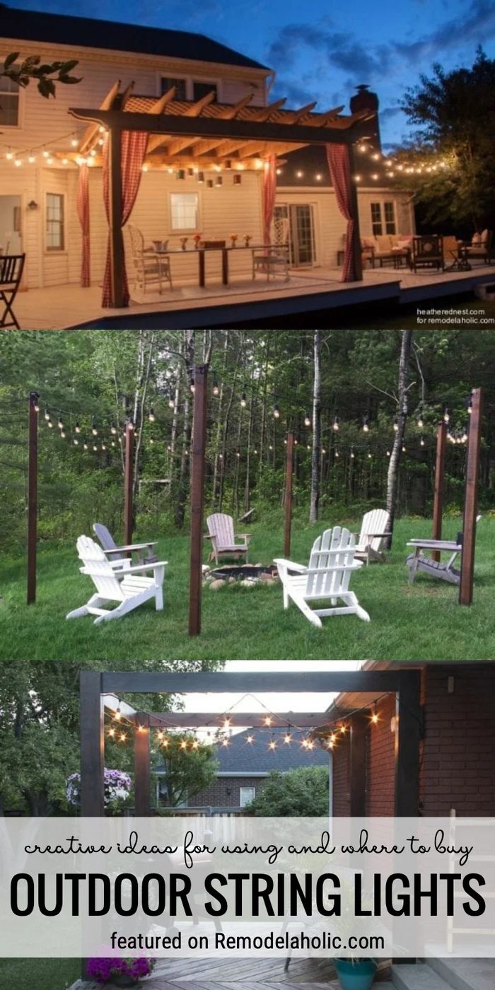 Creative options For Using And Where To Buy Outdoor String Lights Featured On Bekob.com