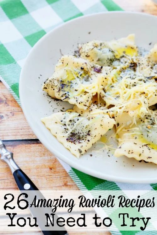 ravioli stuffed with ricotta and spinach