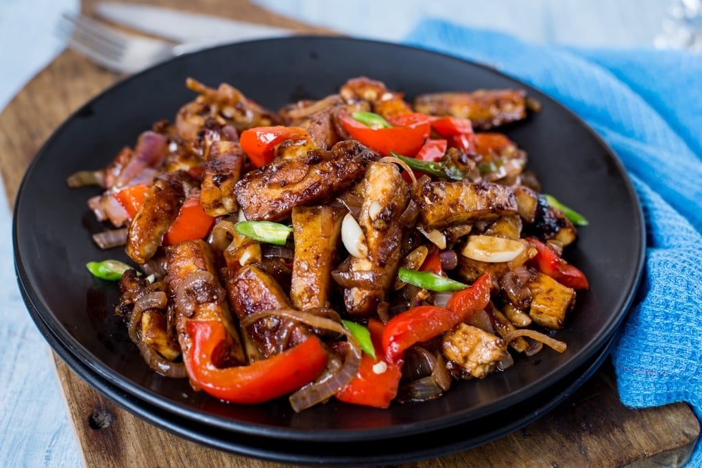 Crispy Tofu in Chinese Garlic Sauce