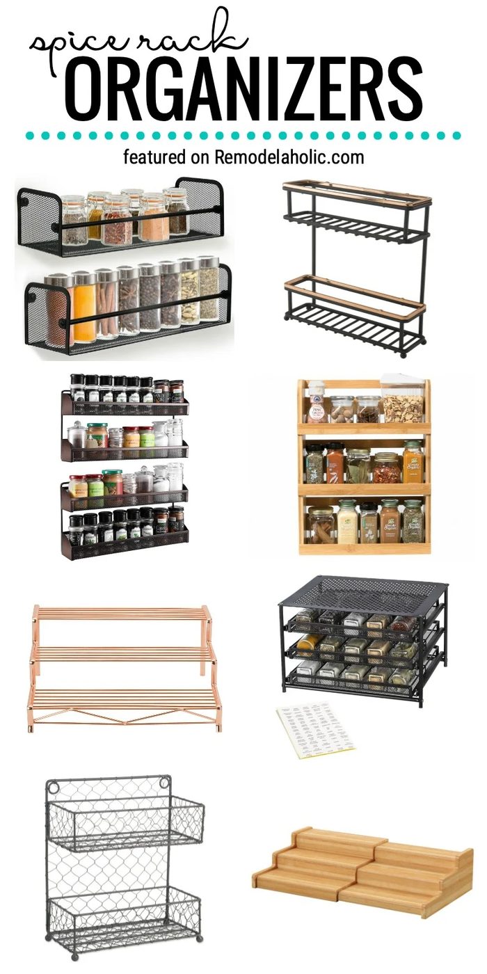 Get Organized In The Kitchen With Great options For Spice Rack Organizers To Buy Or Handmade. Find The well fitted System For Your Spices Featured On Bekob.com