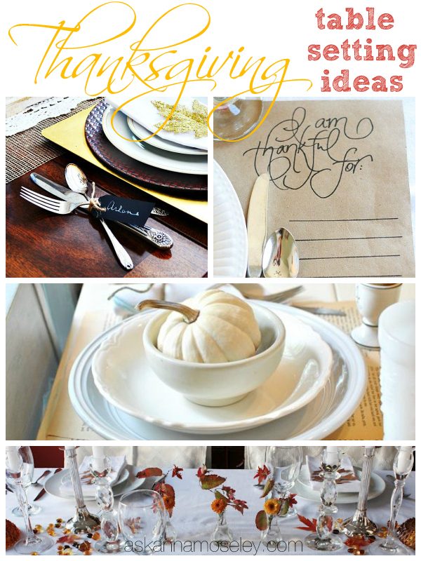 Thankgiving Table Setting options Ask Anna